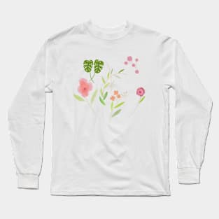 flower brush Long Sleeve T-Shirt